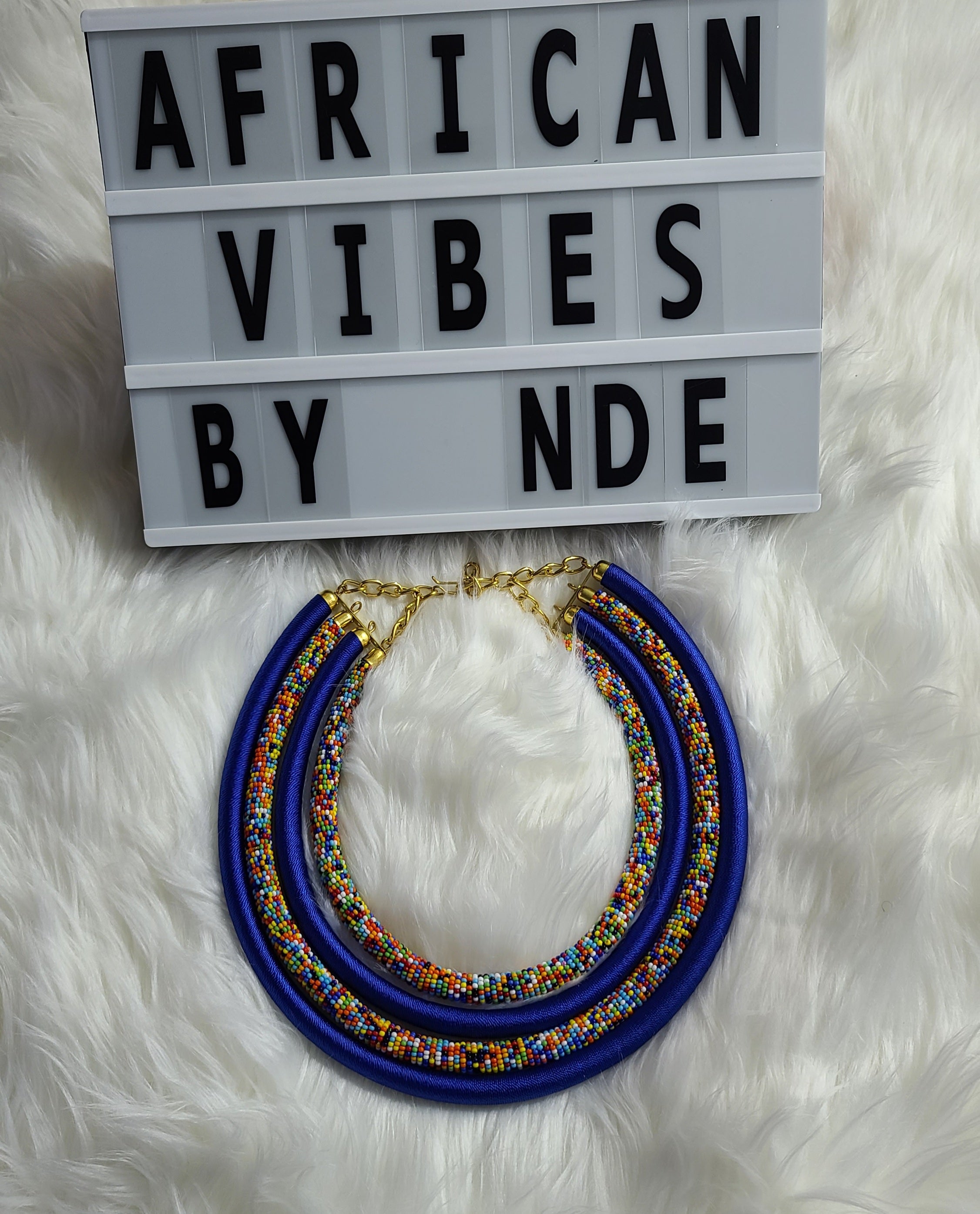 Maasaï beaded necklace