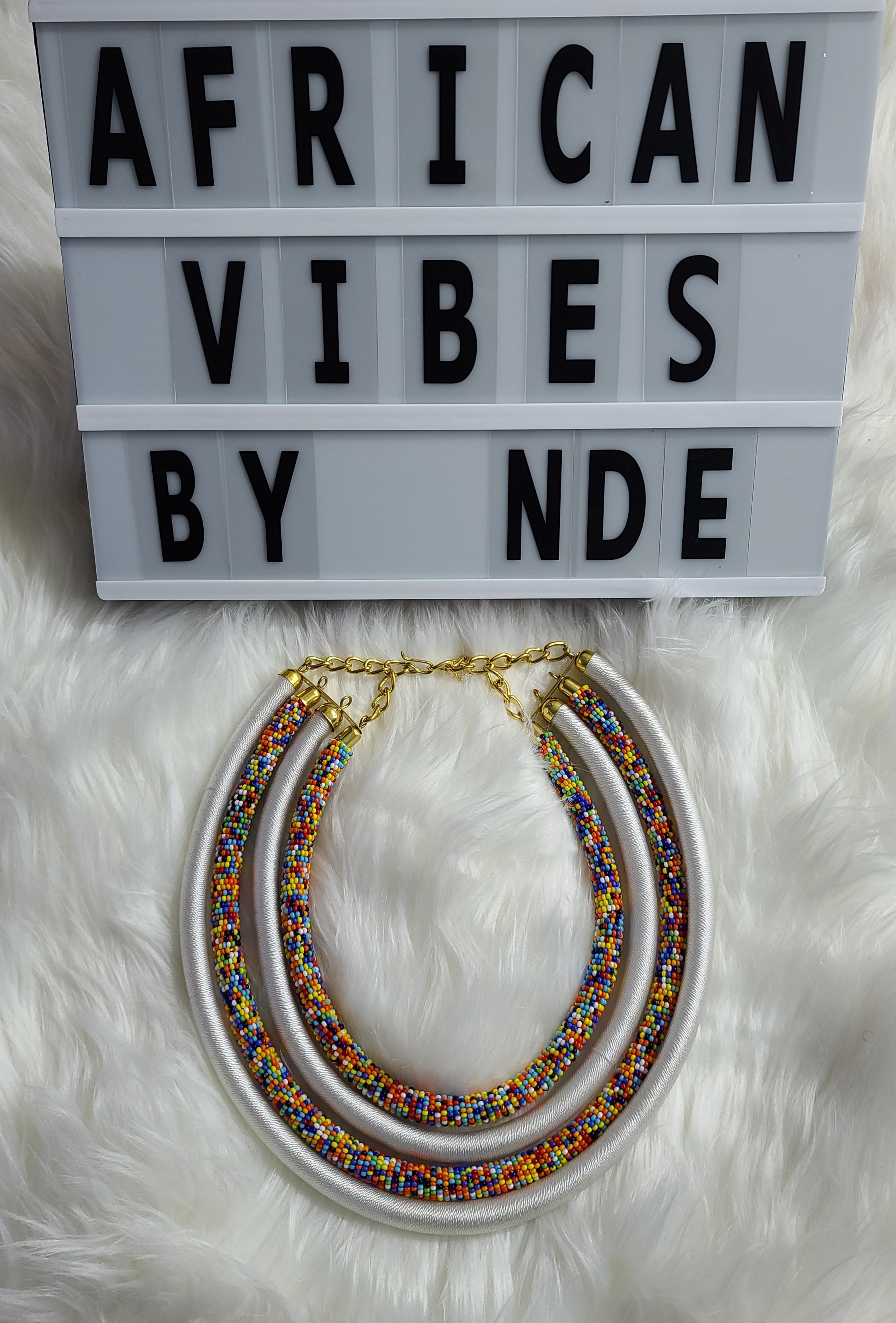 Maasaï beaded necklace