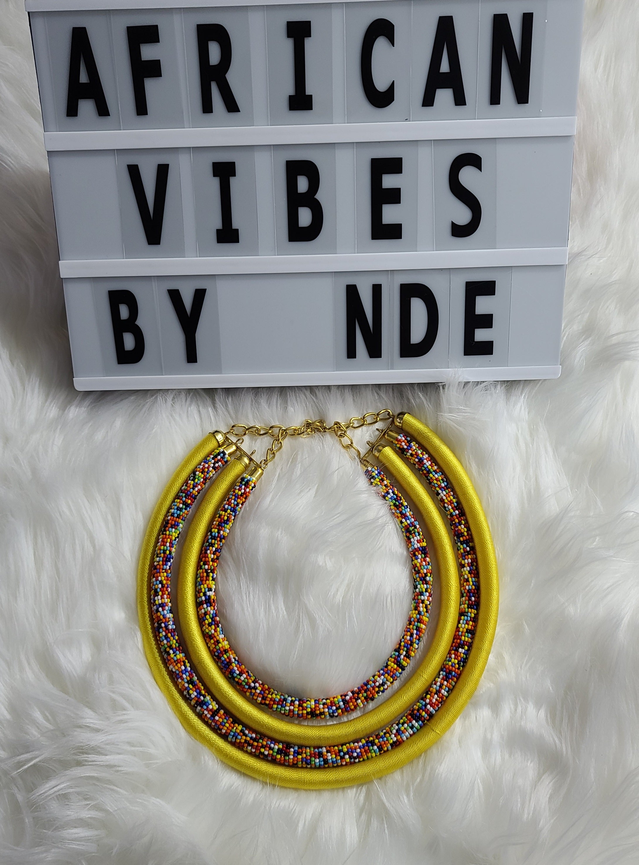 Maasaï beaded necklace