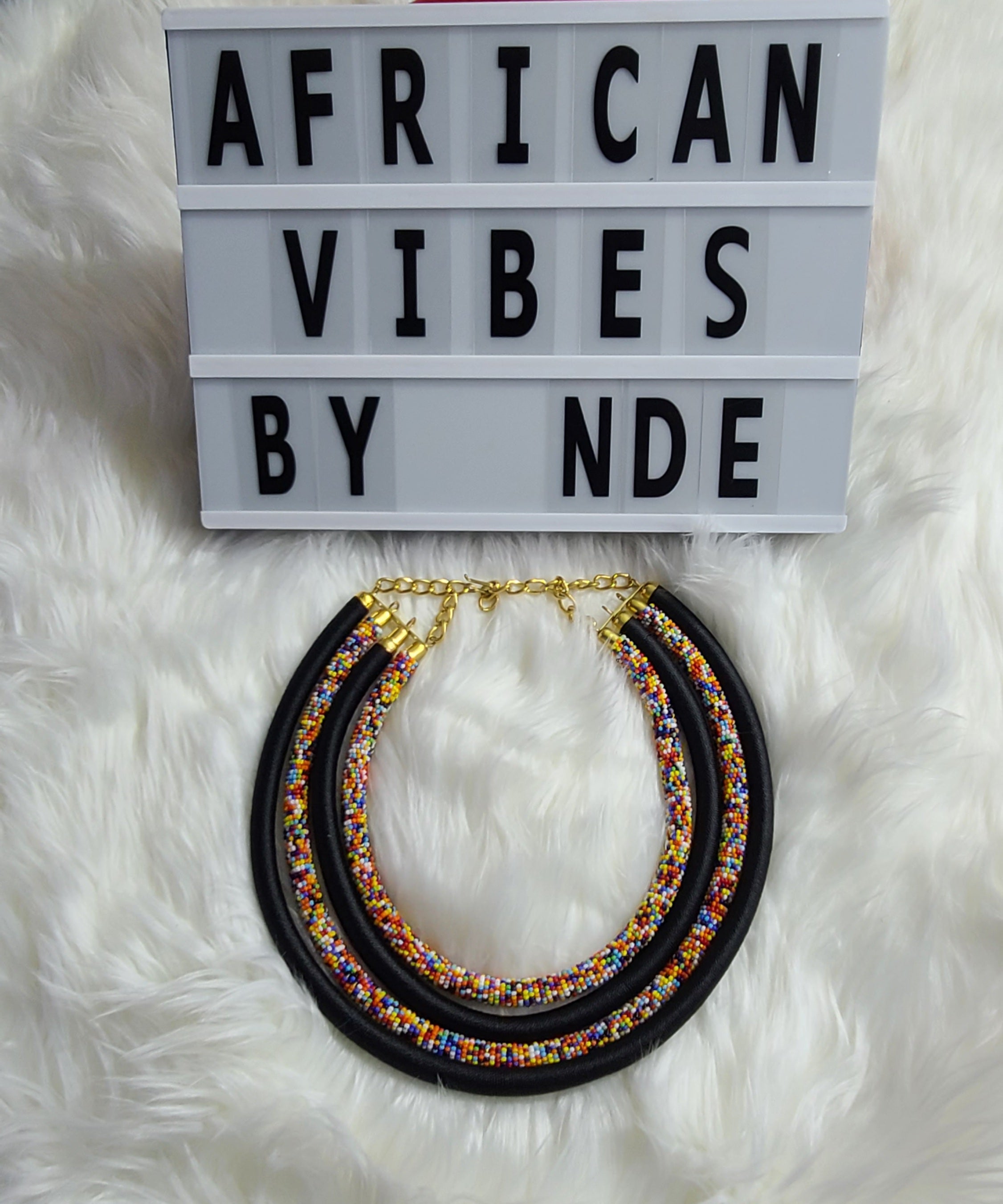 Maasaï beaded necklace
