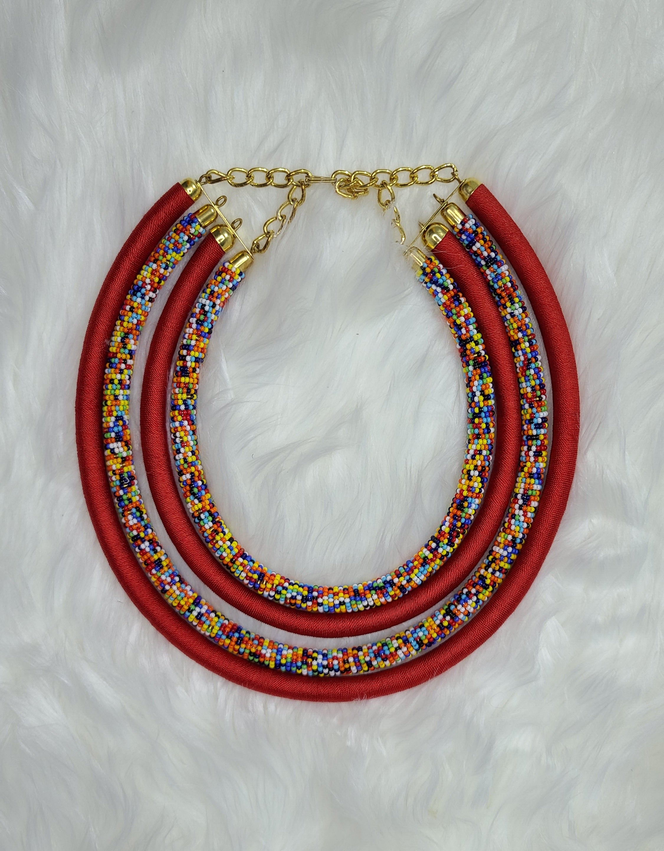 Maasaï beaded necklace