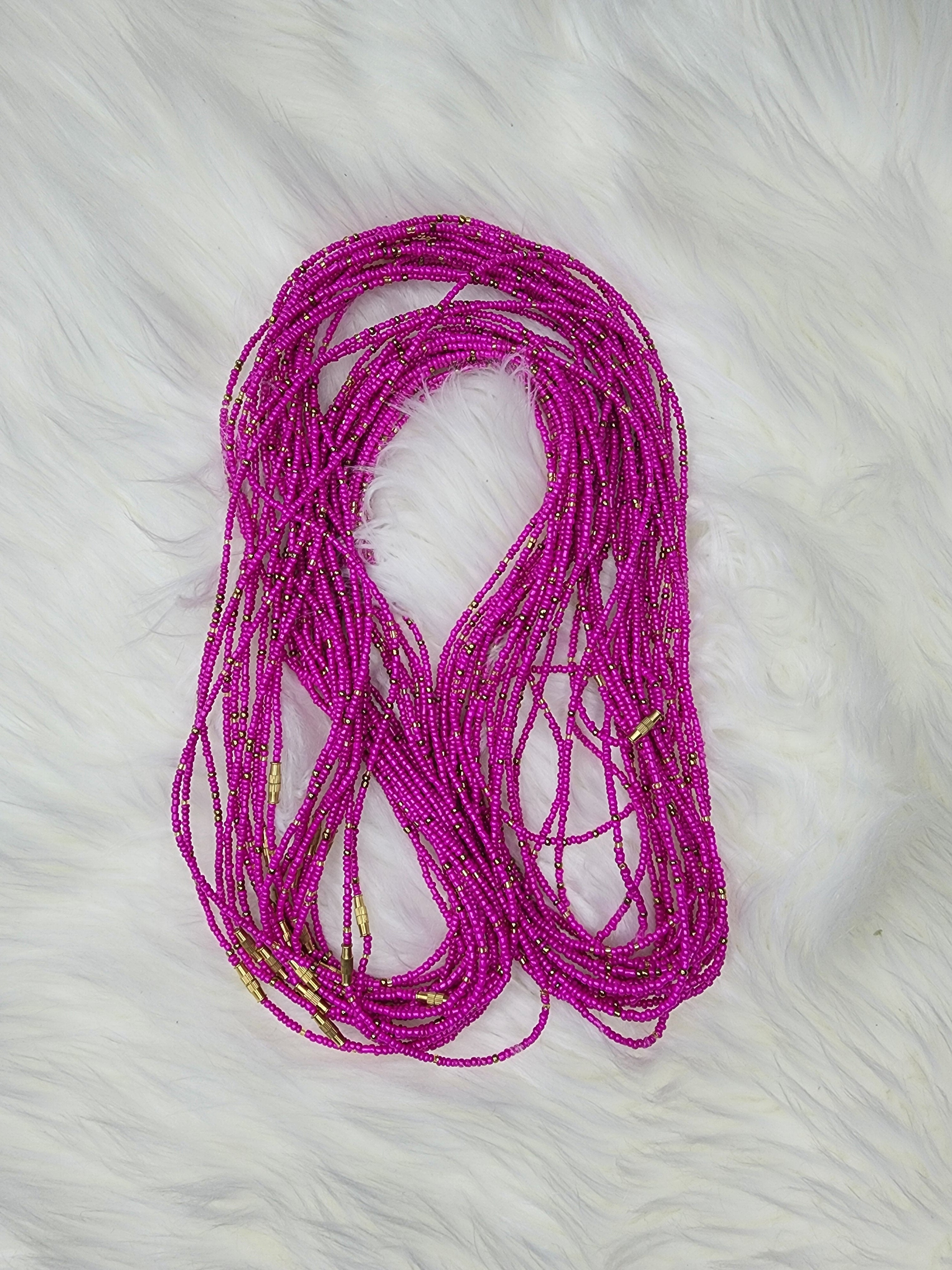 Multicolor waist beads