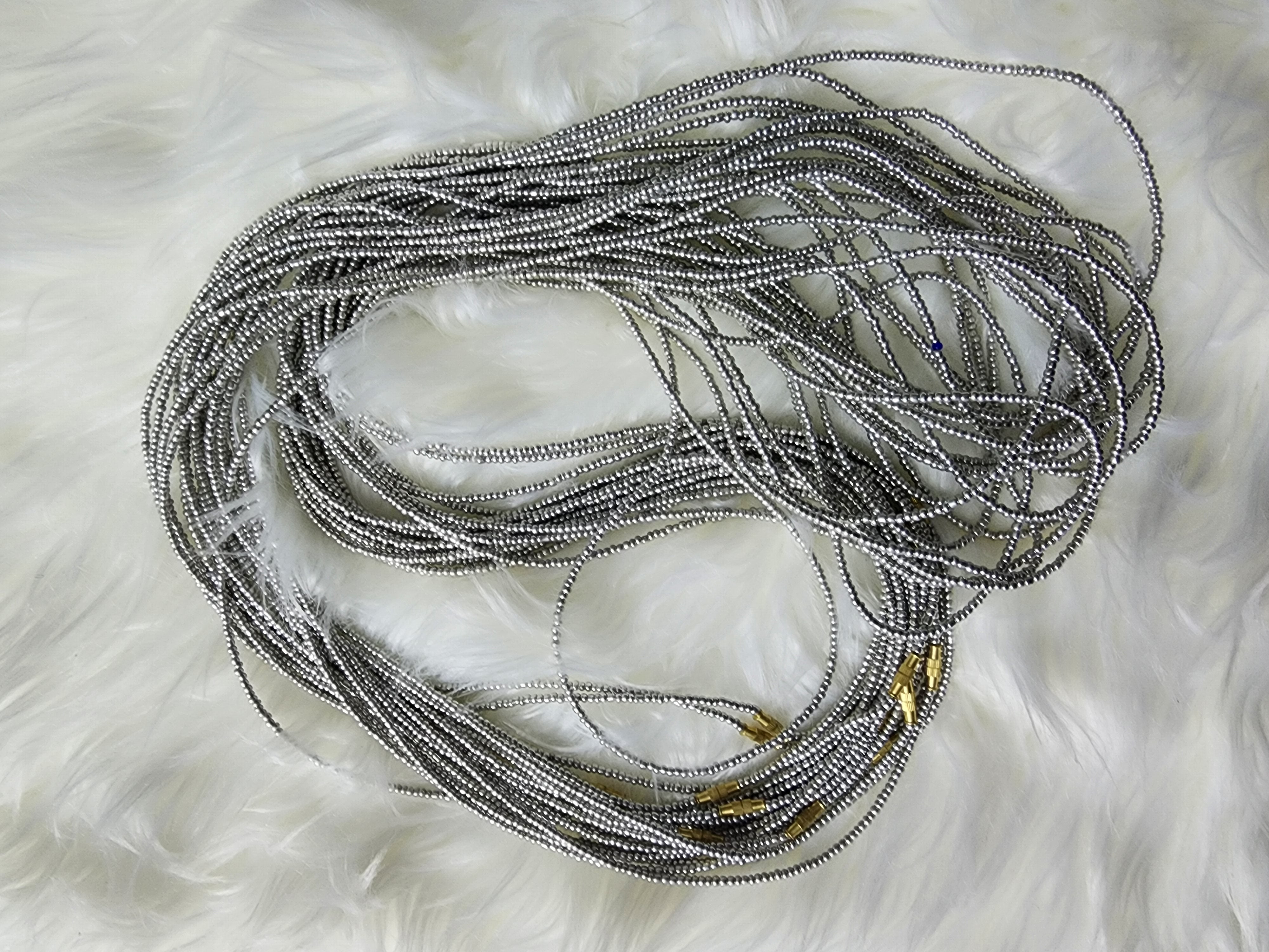 Multicolor waist beads
