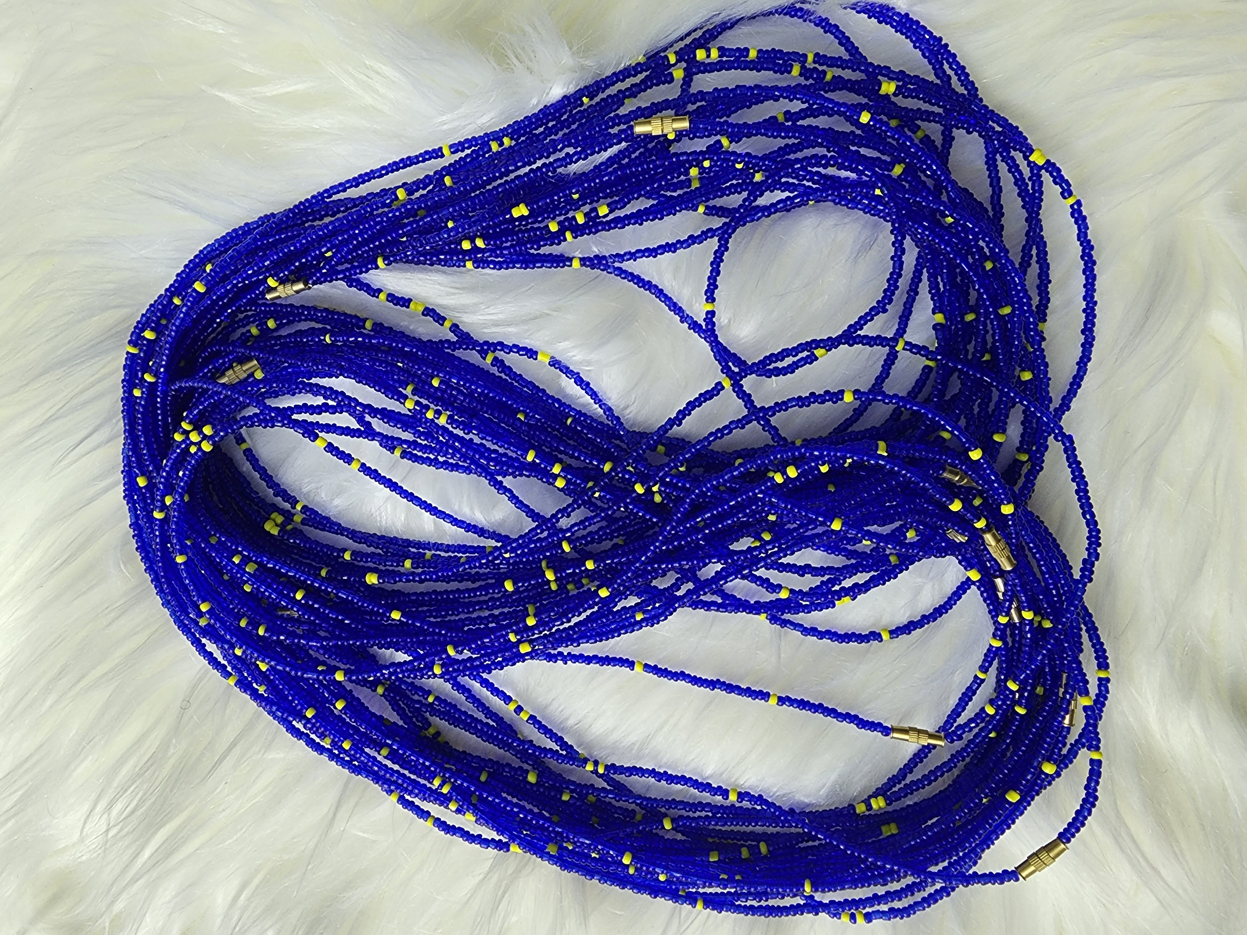 Multicolor waist beads