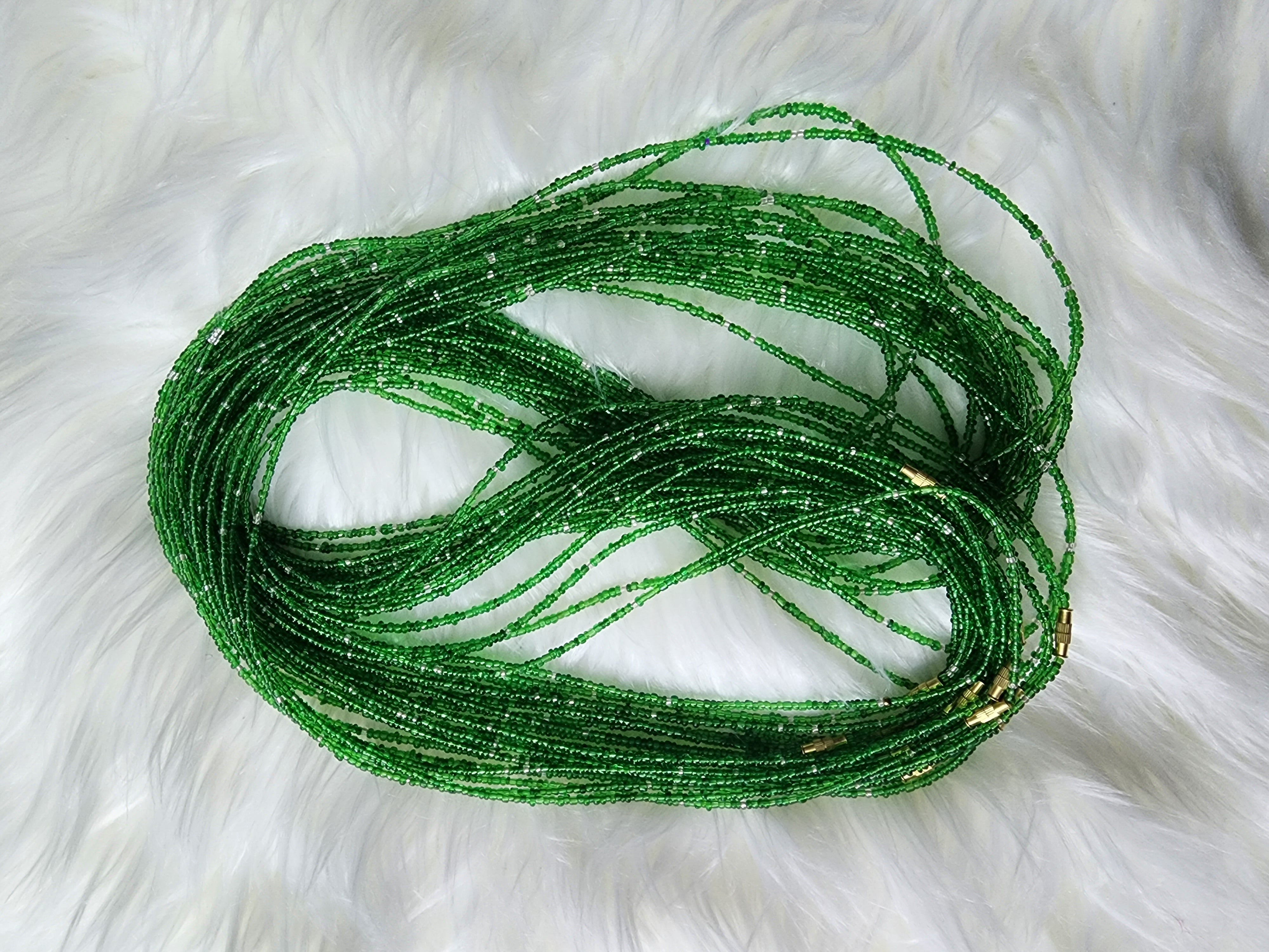 Multicolor waist beads