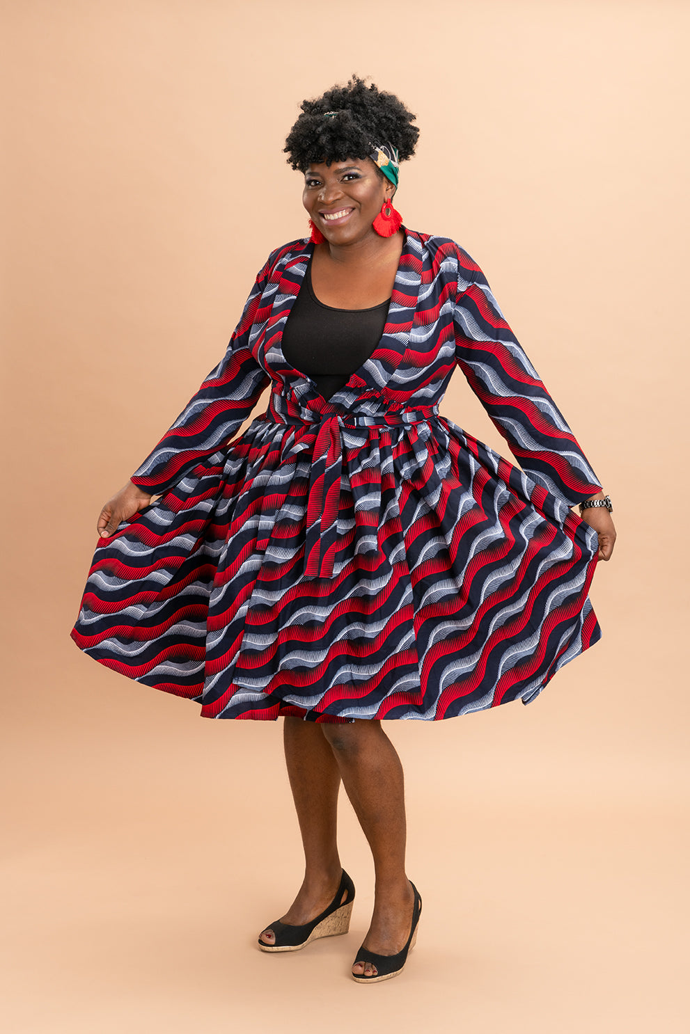 Zaria wrap dress