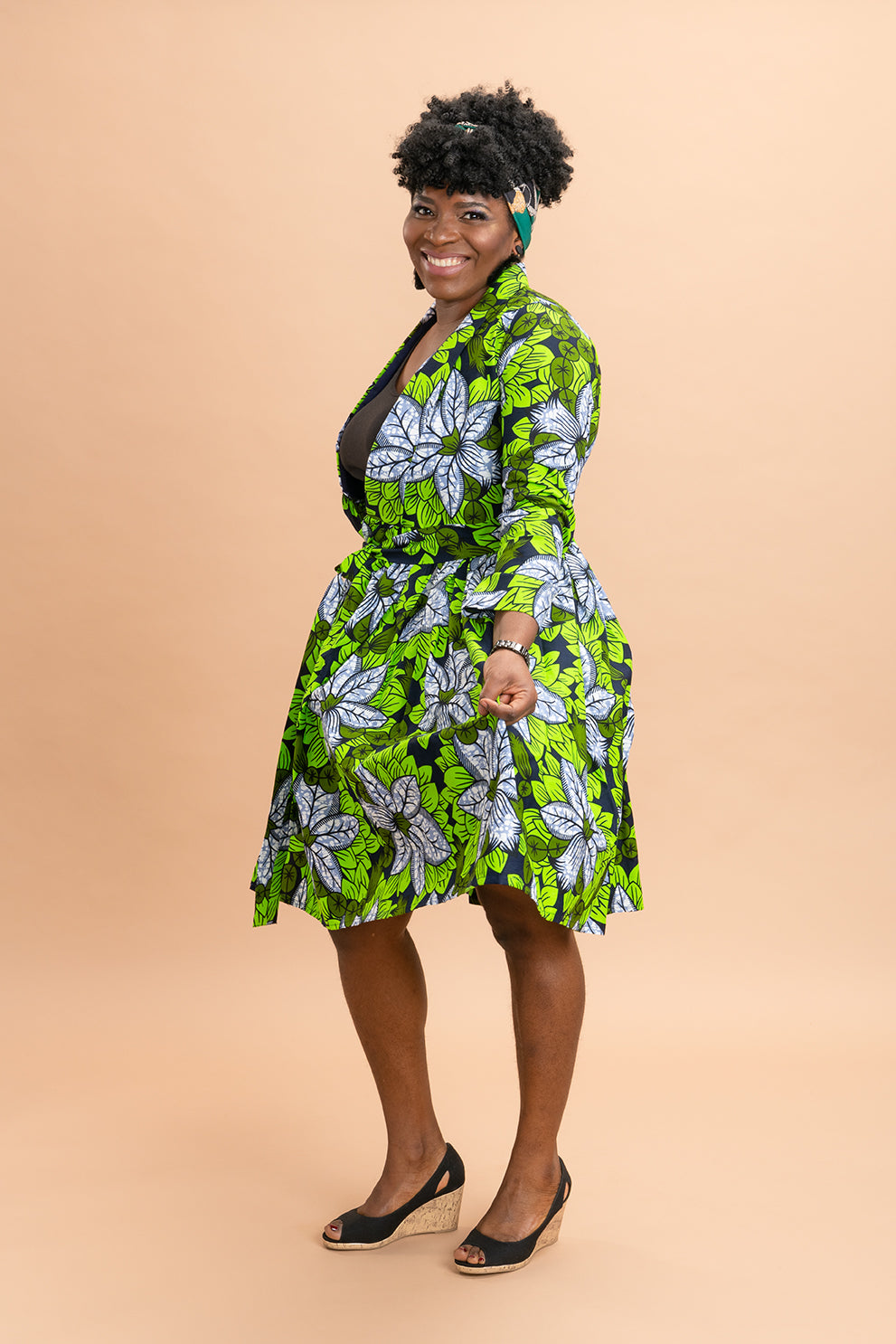 Asante wrap dress