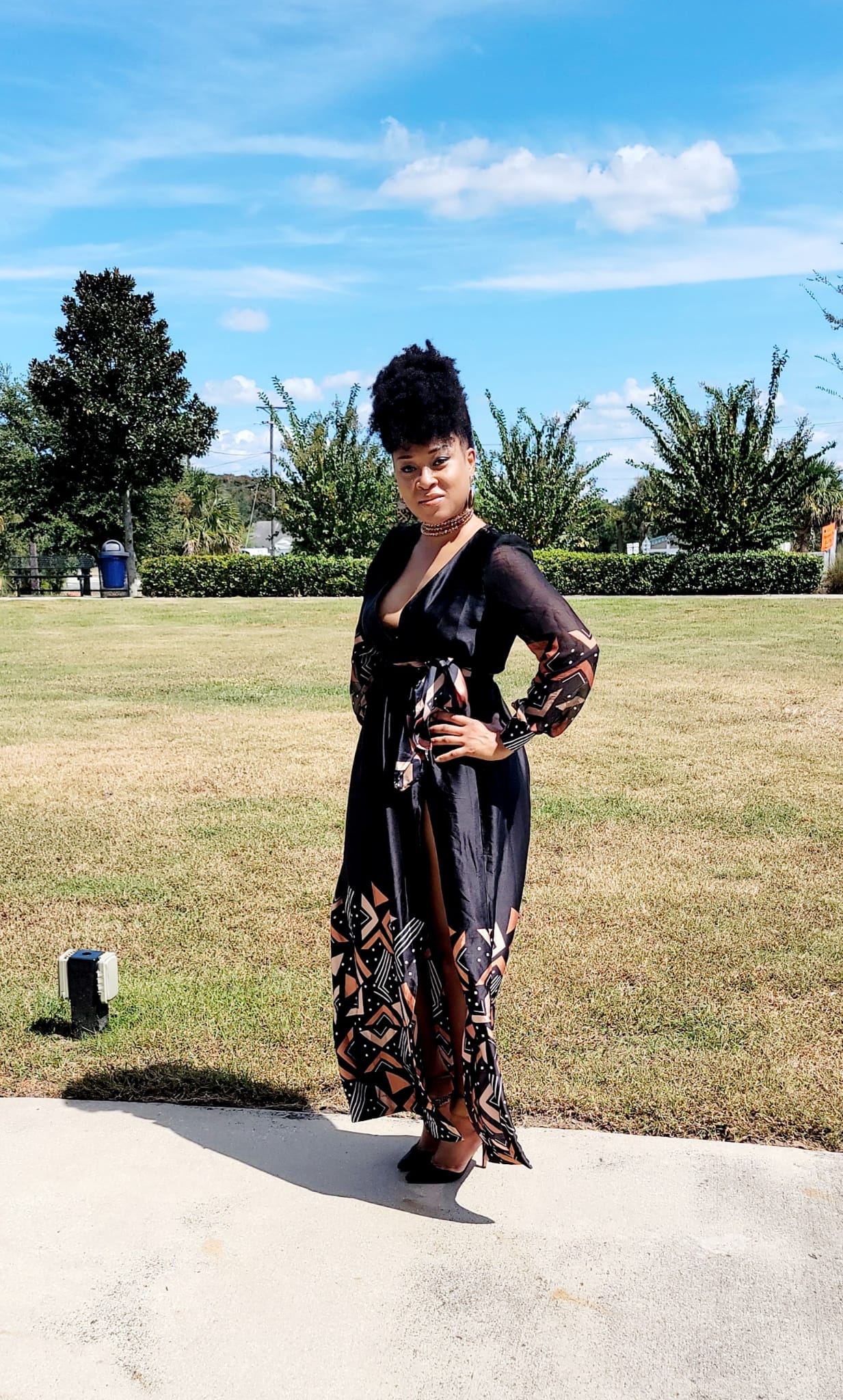 The baddest silk dress