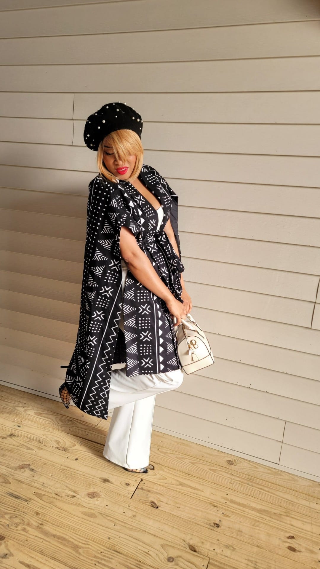 Ankara fashion cape