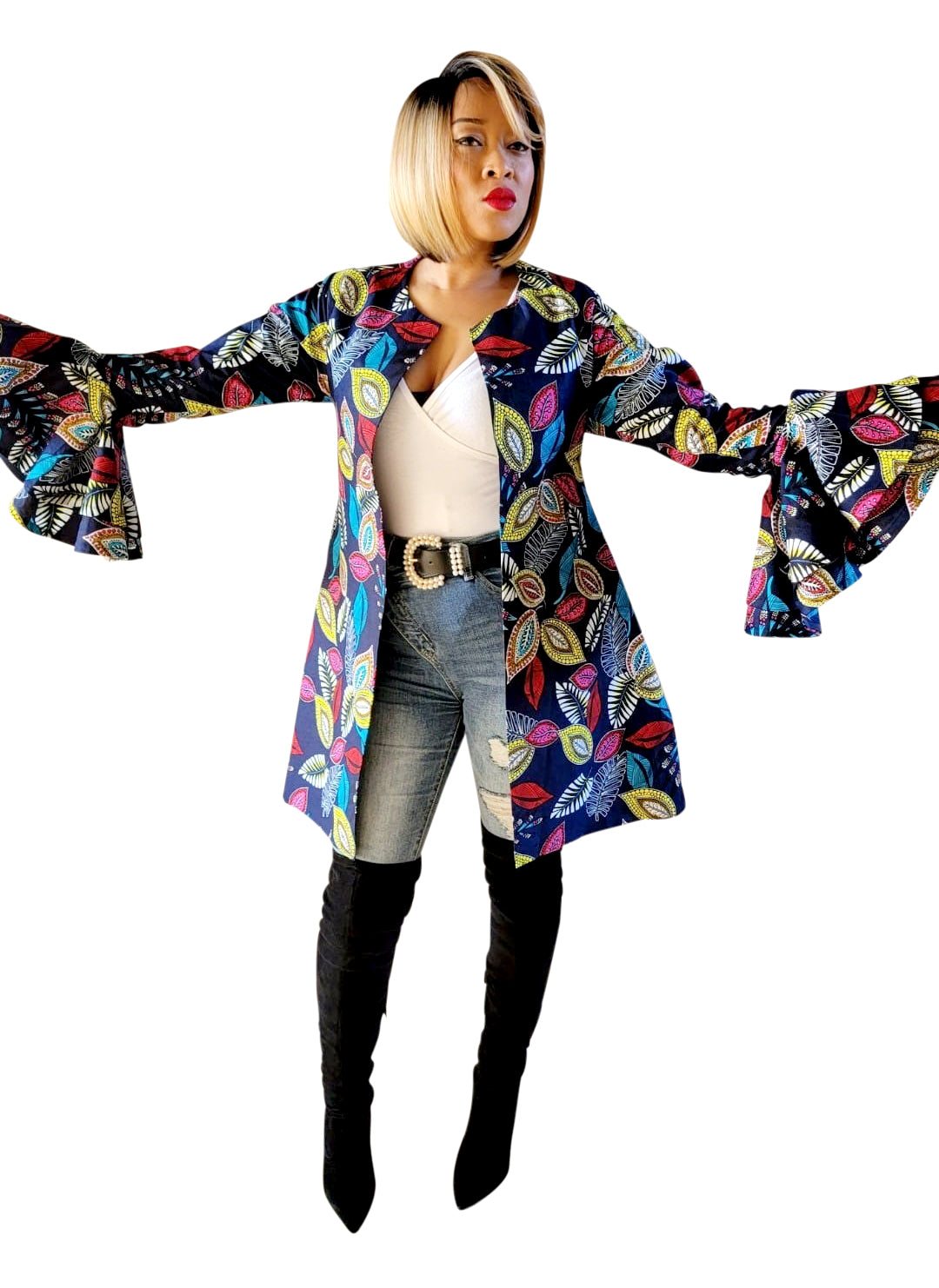 Toni jacket & headwrap