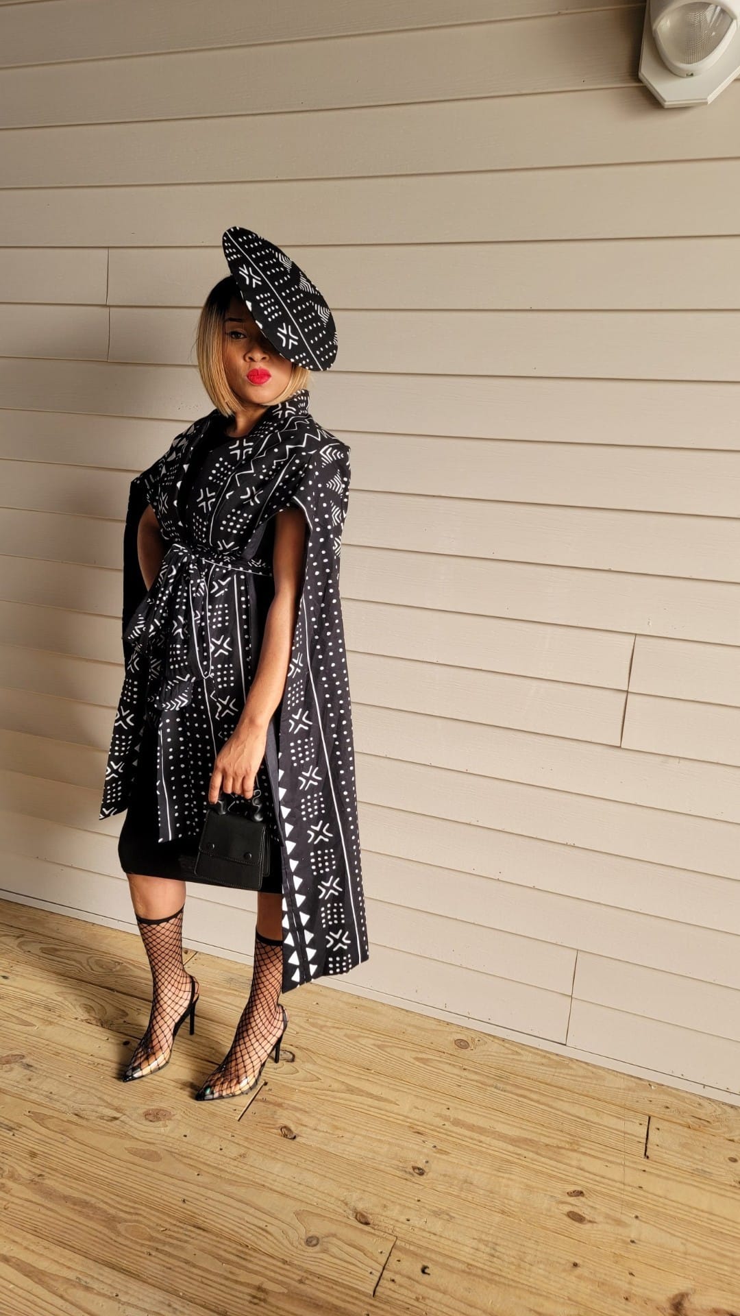 Ankara fashion cape