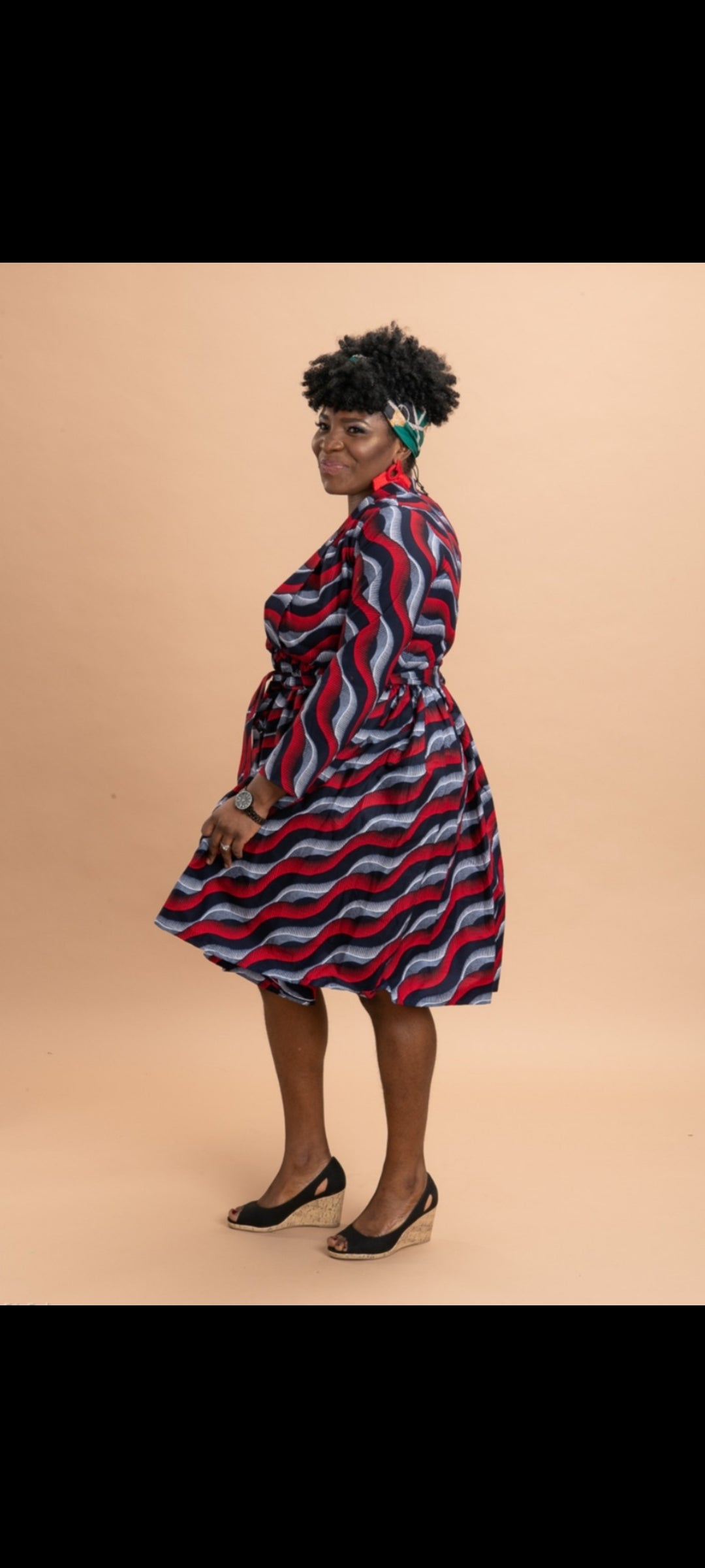 Zaria wrap dress