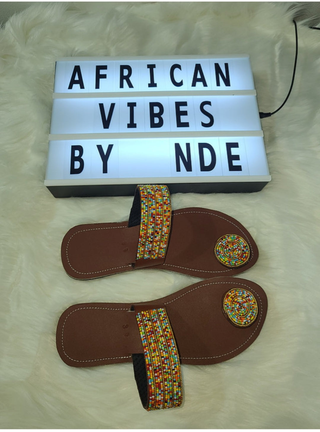 Beaded Maasaï sandal