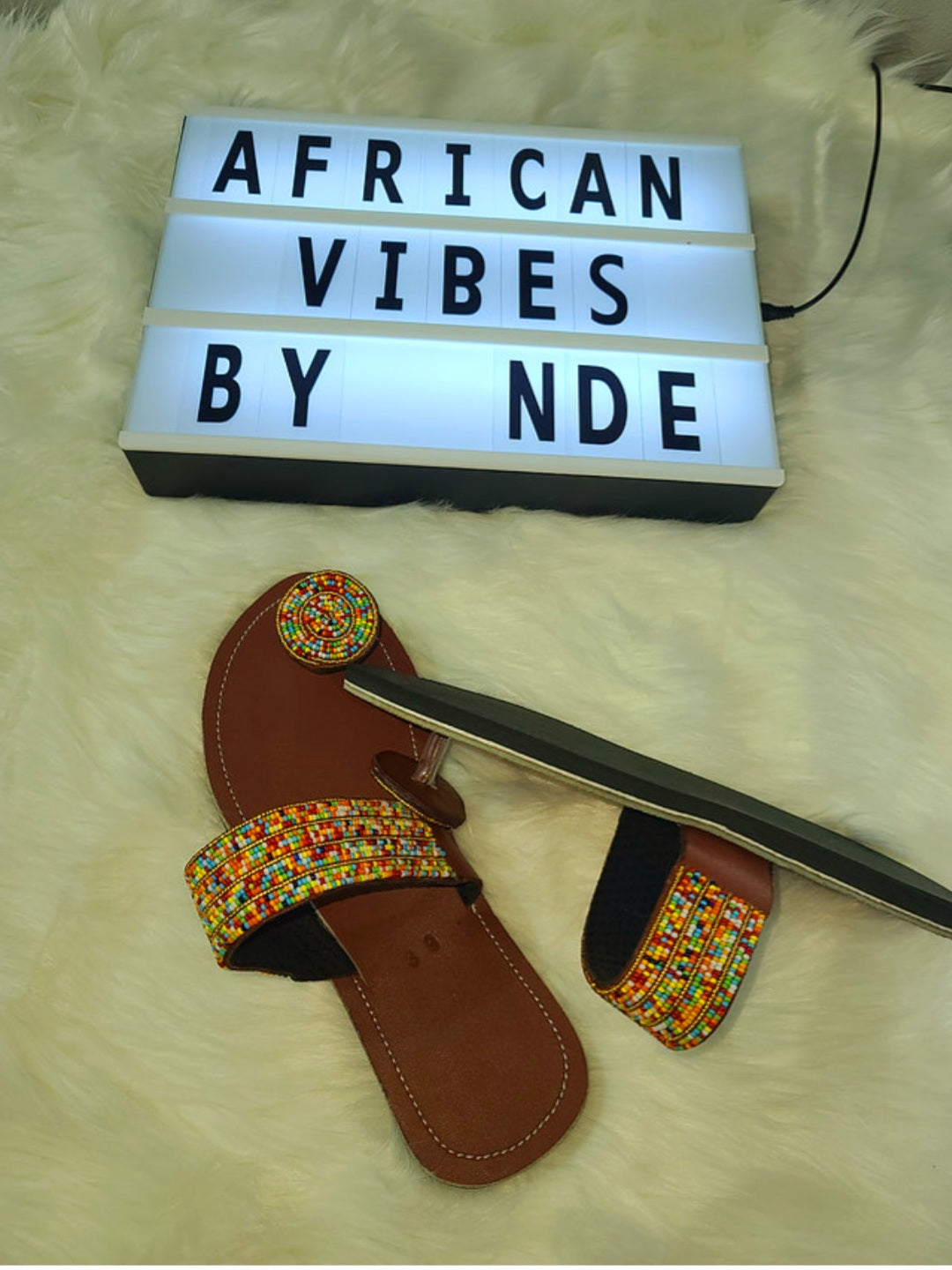 Beaded Maasaï sandal