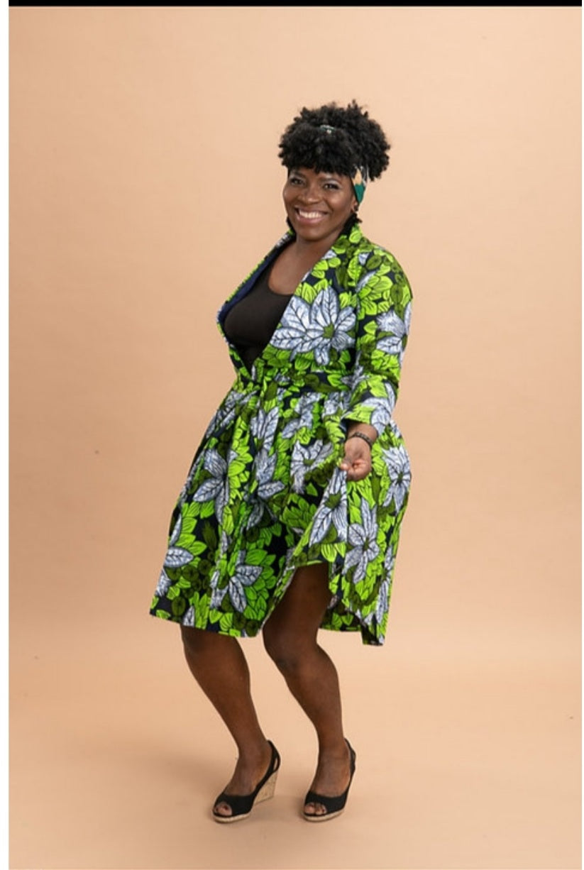 Asante wrap dress