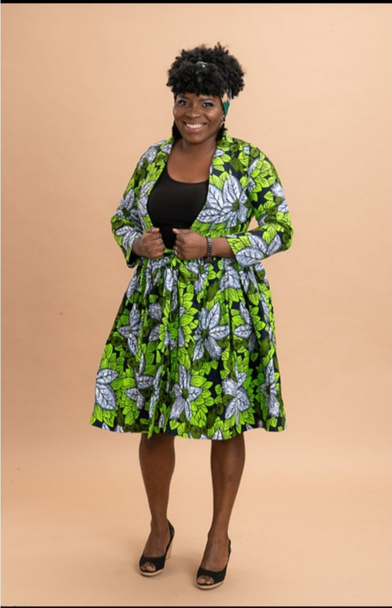 Asante wrap dress