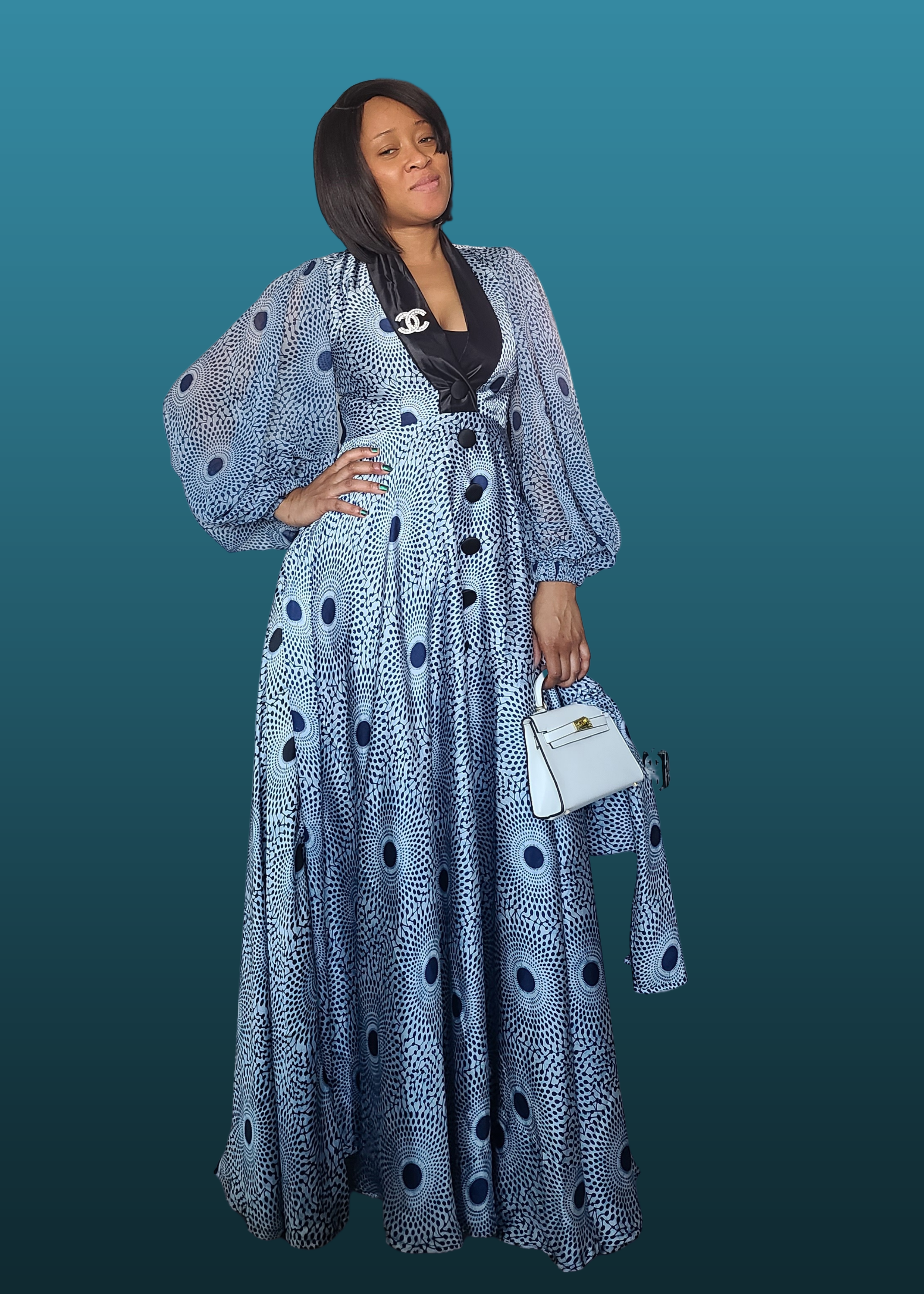 Athena silk dress