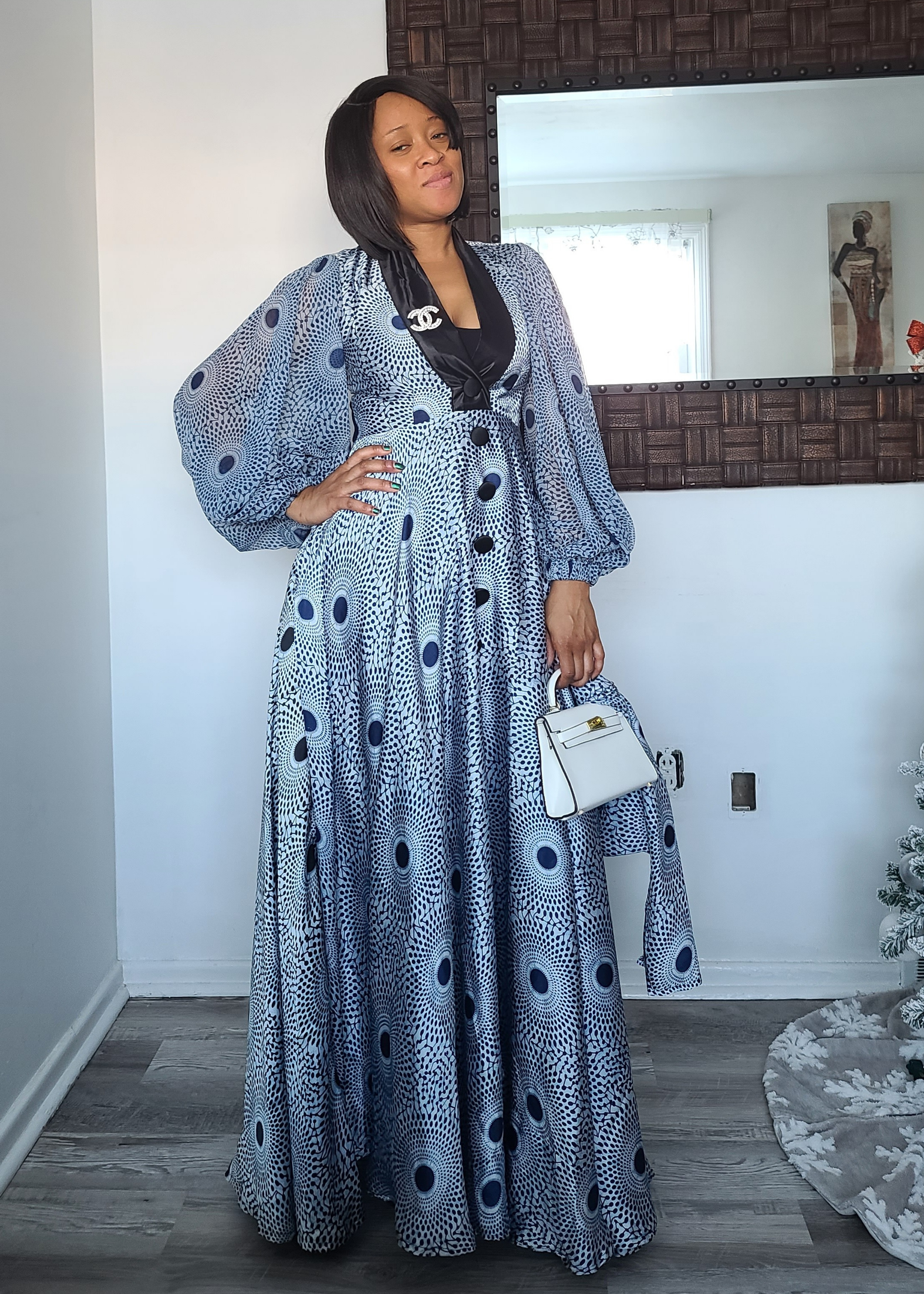 Athena silk dress