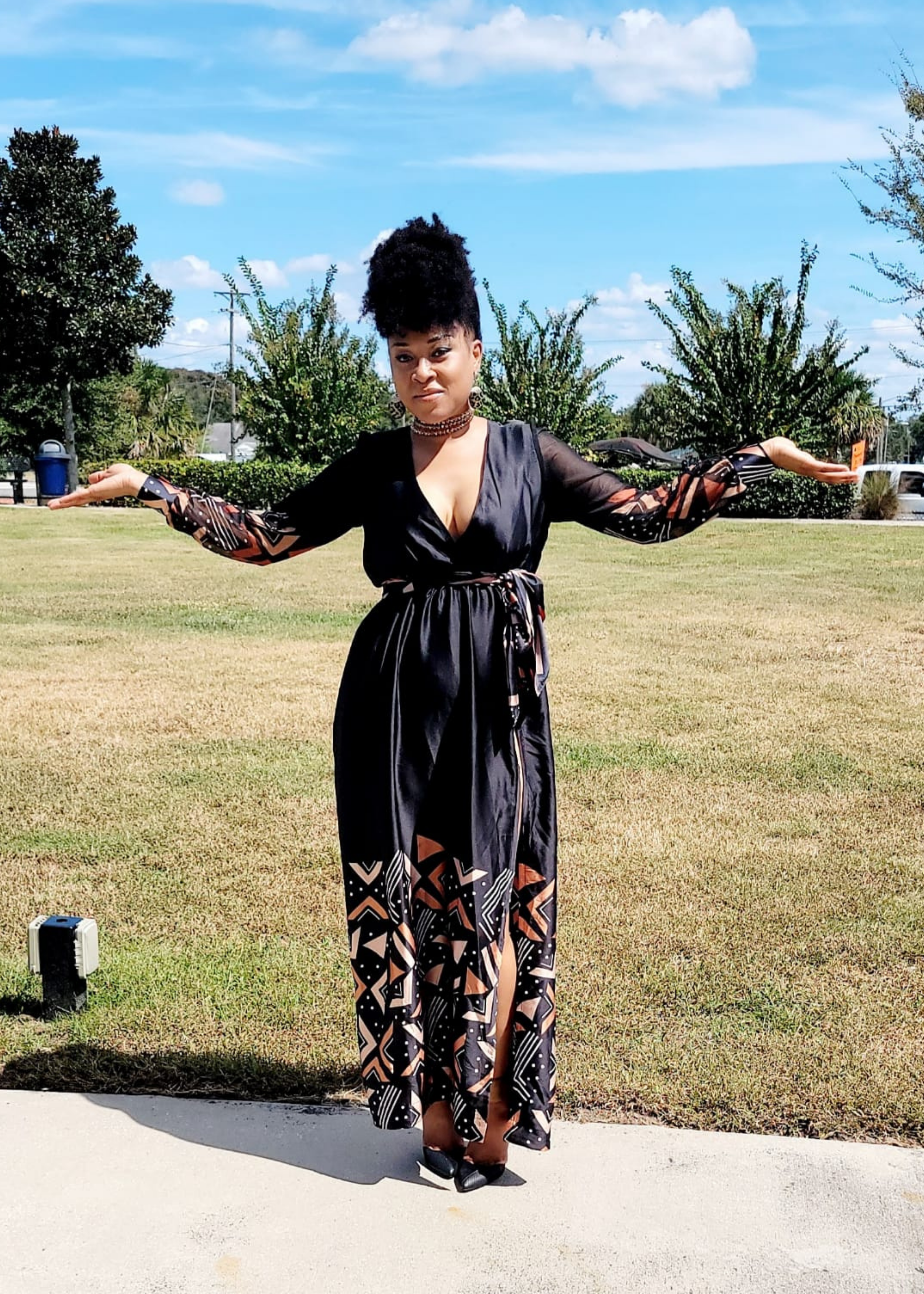 The baddest silk dress