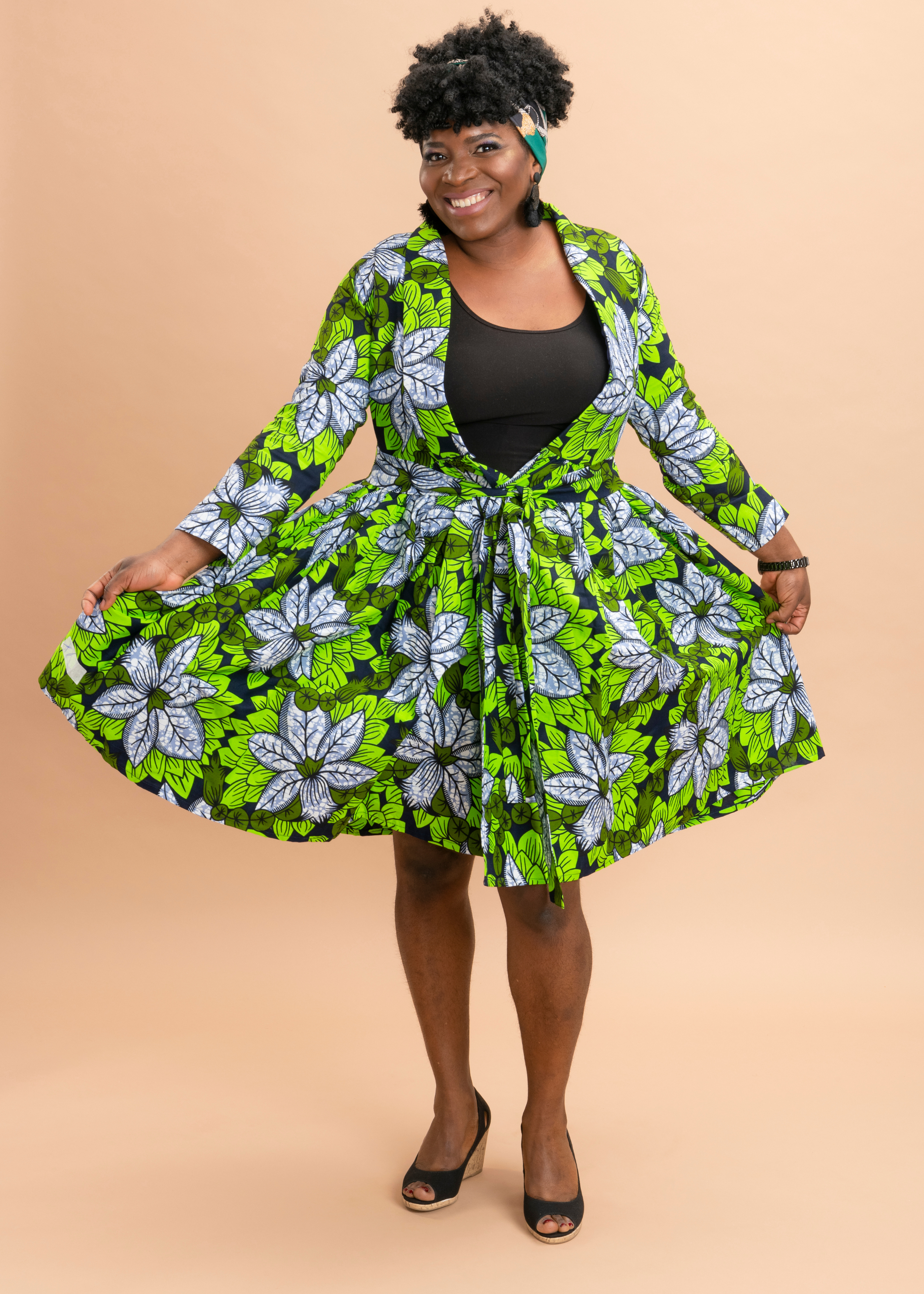 Asante wrap dress