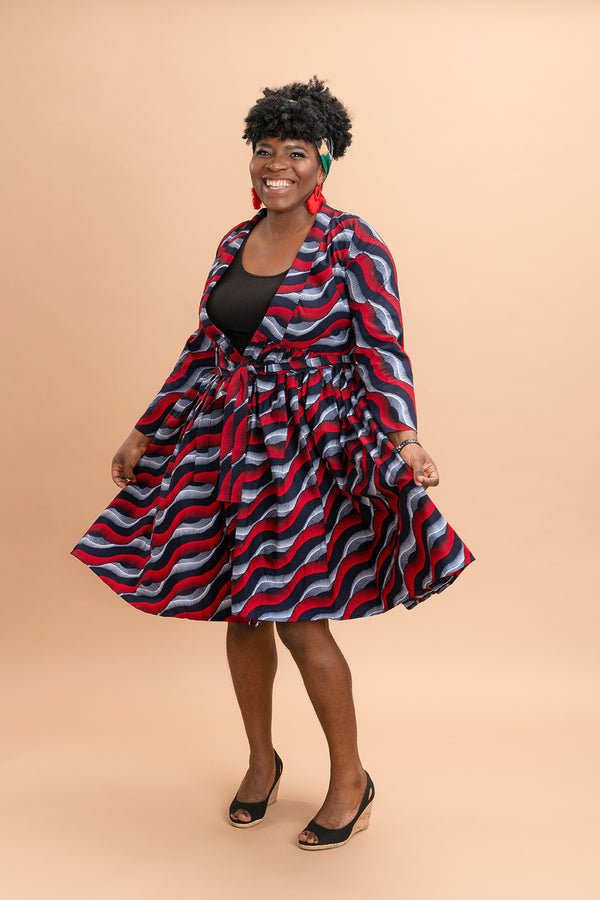 Zaria wrap dress