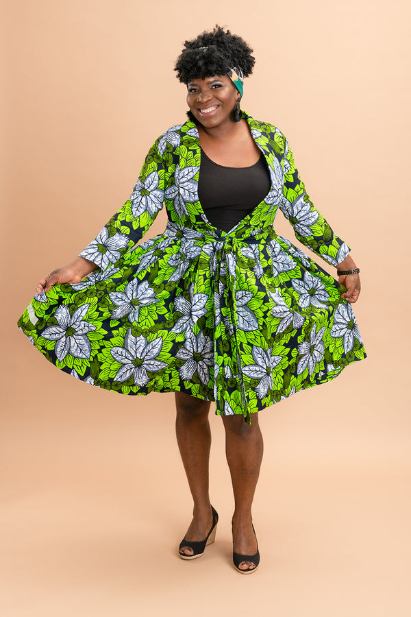 Asante wrap dress