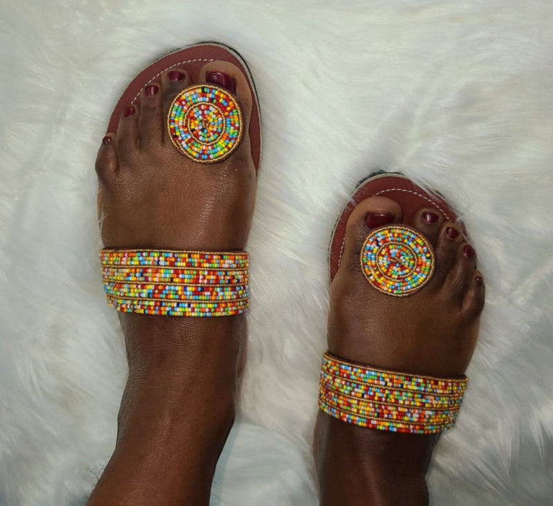 Beaded Maasaï sandal