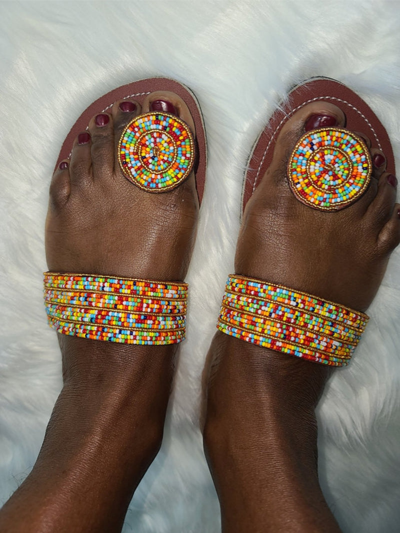 Beaded Maasaï sandal