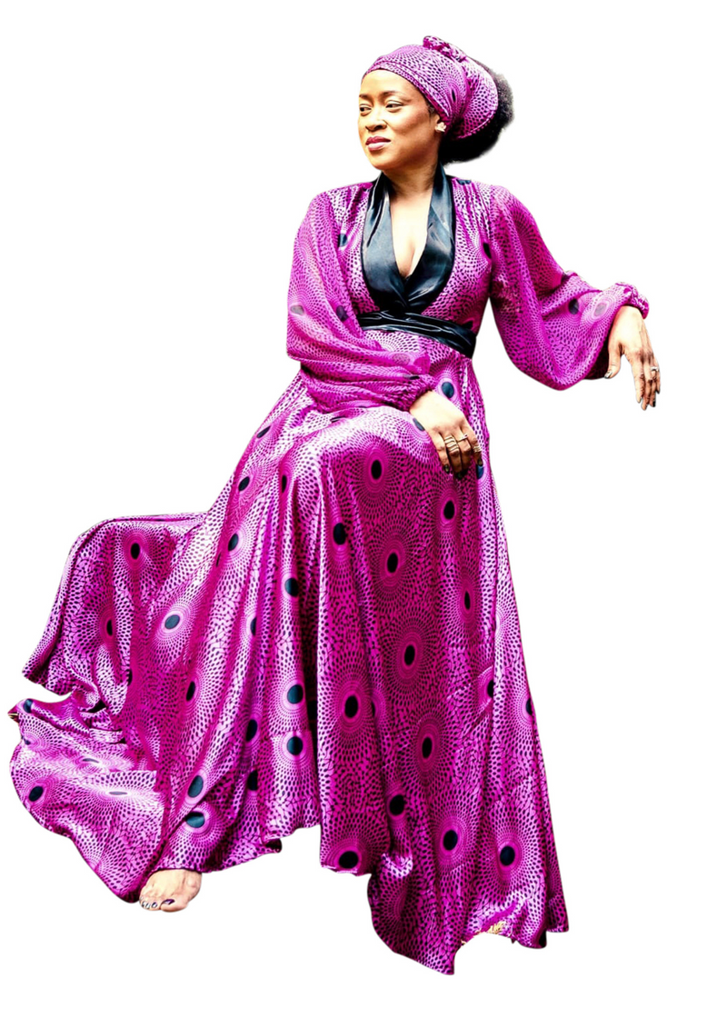 Athena silk dress