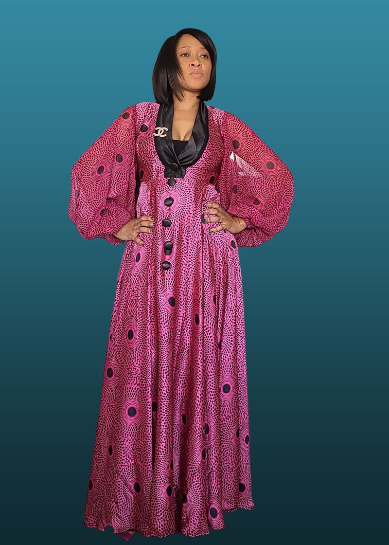 Athena silk dress